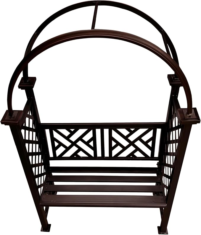 Oakland Living Bronze Aluminum Garden Arbor Arch - Image 6
