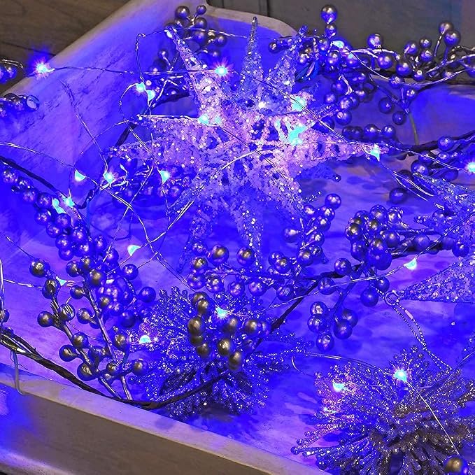 2 Pack Solar Powered Fairy String Lights Outdoor Waterproof 8 Modes Twinkle - Image 5
