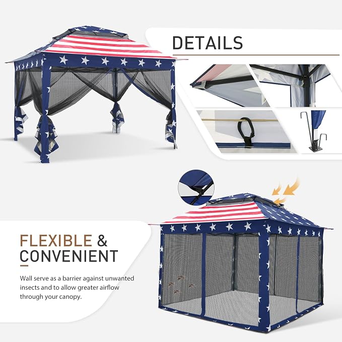 COOS BAY 11x11 Pop Up Gazebo - Image 2