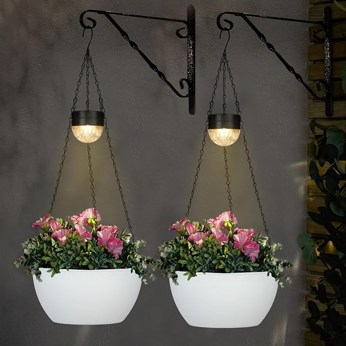 SUNNYPARK 2 Packs Hanging Planters Basket by SUNNYPARK