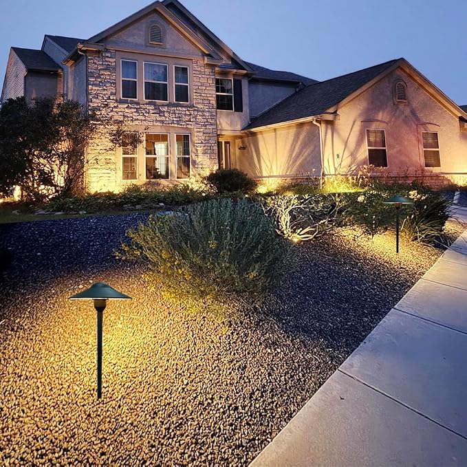 Arrownine Cast Aluminum Low Voltage Landscape Path Area Spread Lighting Pathway - Image 4