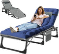 MOPHOTO Folding Chaise Lounge Chair 5-Position, Folding Cot, Heavy Duty Patio by MOPHOTO
