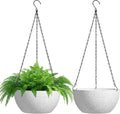 T4U 10 Inch Hanging Planters for Indoor Outdoor Plants by T4U