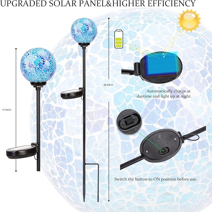 VCUTEKA Solar Lights Outdoor Decorative - Image 2