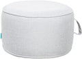 QILLOWAY Indoor/Outdoor Inflatable Stool, Round Ottoman, All Weather Foot Rest by QILLOWAY