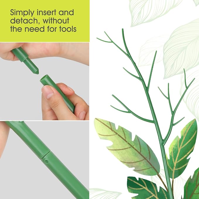 6 Pack Plant Support Stakes for Indoor Plants, 27.56 Inch Twig Plant Sticks - Image 6