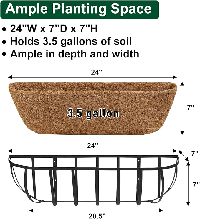 DUNCHATY Railing Planter Window Box - Image 5
