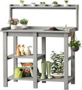 ONBRILL Potting Bench, Outdoor Potting Bench Table by ONBRILL