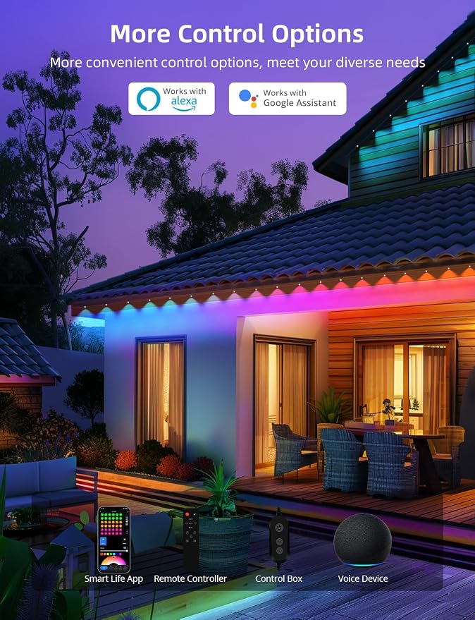 APPECK Permanent Outdoor Lights 100ft - Image 6