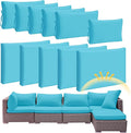 Patelai 11 Pcs Waterproof Patio Cushion Covers by Patelai