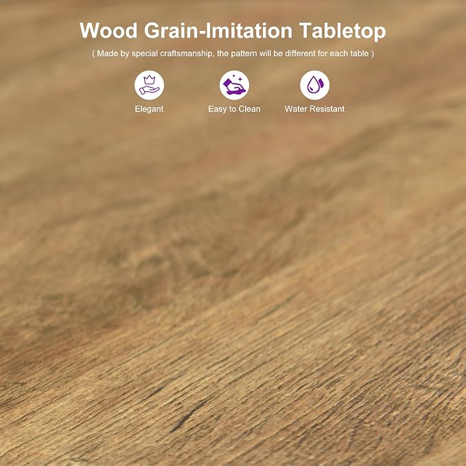 PURPLE LEAF Outdoor Aluminum Counter Height Bar Stools Table - Image 6