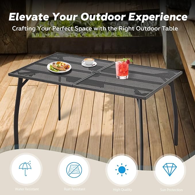 AECOJOY 5 Piece Patio Table and Chair Set - Image 5