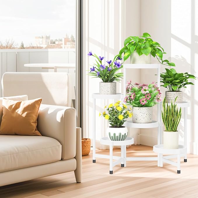 iDavosic.ly 6 Tier Folding Plant Stand Indoor Outdoor - Image 7