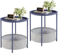 VECELO Round Side/End Table by VECELO