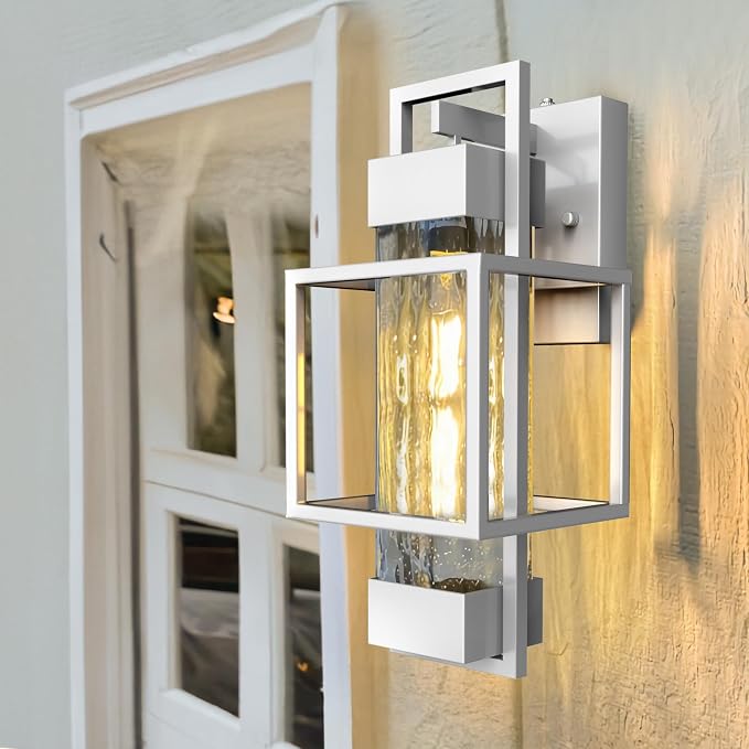 PARTPHONER Modern Outdoor Light Fixtures Dusk to Dawn Outdoor Lighting 2 Pack - Image 2