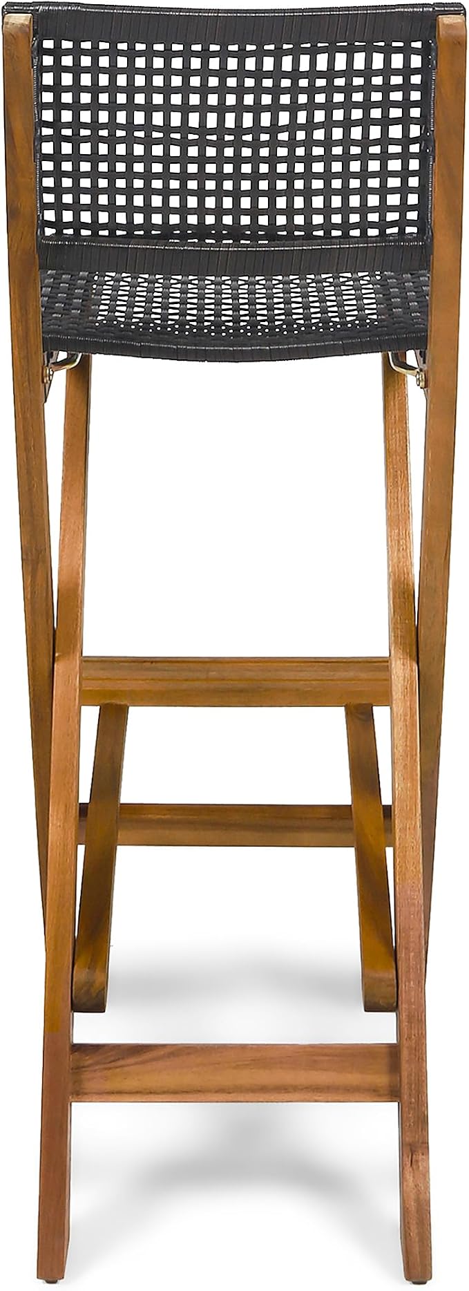 Christopher Knight Home Polaris Outdoor Acacia Wood and Wicker 5 Piece - Image 8