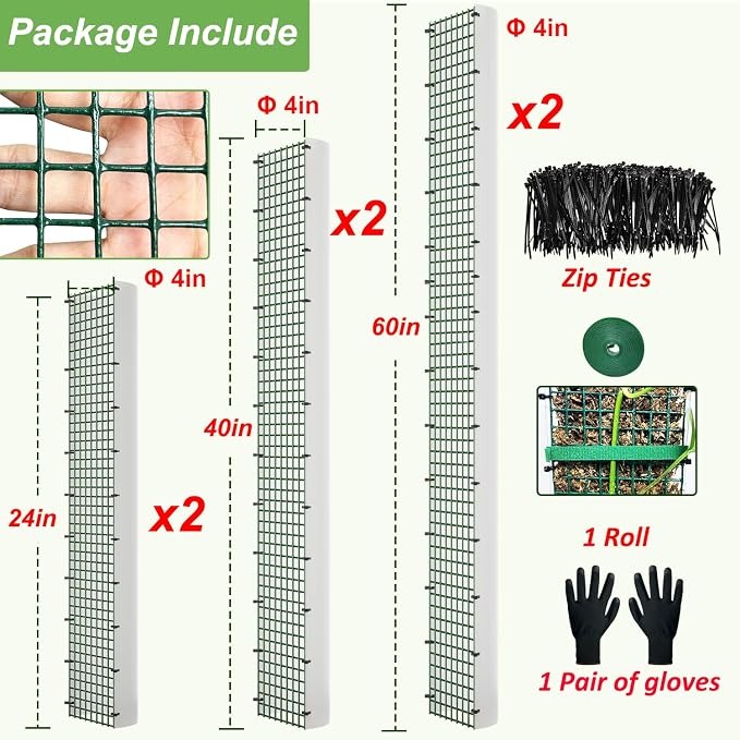 60"/40"/24" Metal Moss Pole, D Shape Sphagnum Moss Pole, Moss Poles - Image 7