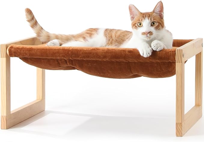 FUKUMARU Cat Bed with Removable Cover, Plush Velvet Couch by FUKUMARU