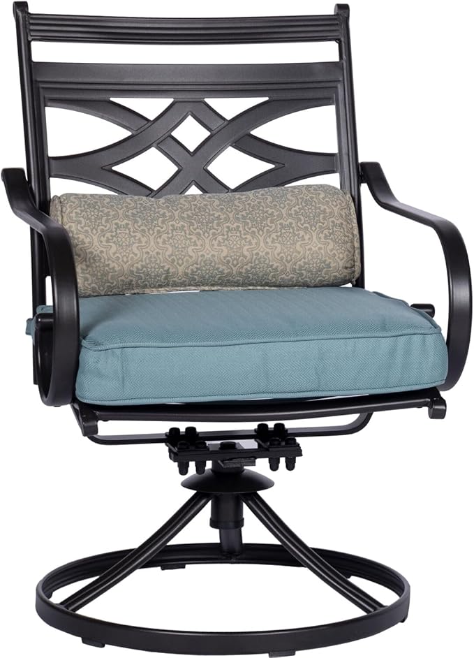 Hanover Montclair 3-Piece Outdoor Bistro Set - Image 4