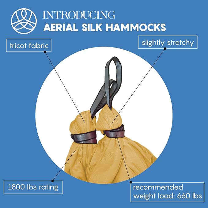 Aerial Silk Yoga Hammock & Swing - Image 2