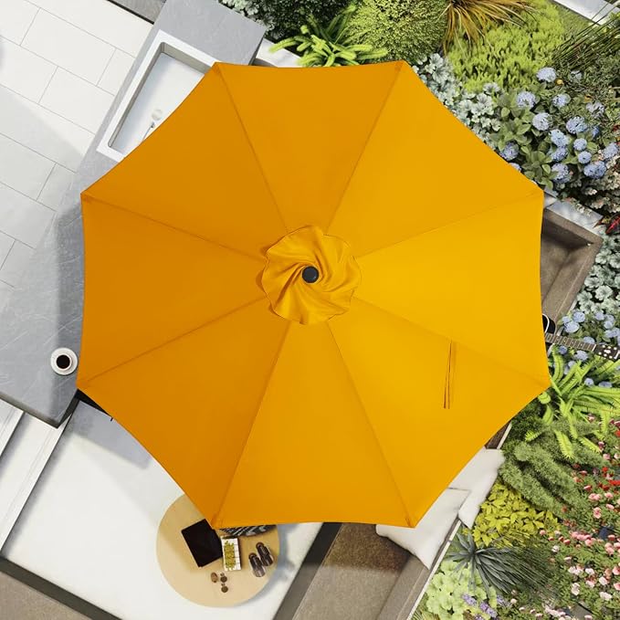 MASTERCANOPY Patio Umbrella 9 ft Replacement Canopy - Image 6