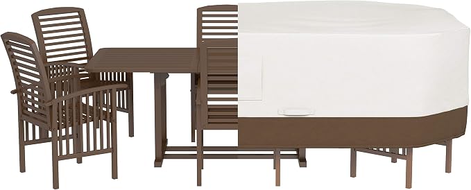 Amazon Basics Outdoor Patio Furniture Cover, Waterproof, UV Resistant, Weather - Image 4