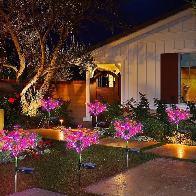 Neporal Garden Solar Lights Outdoor Waterproof IP65, 2PK Phalaenopsis Solar - Image 8