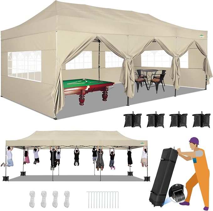 COBIZI 10x30 Heavy Duty Pop up Canopy by COBIZI