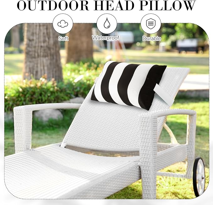 4 Pcs Chaise Lounge Pillow - Image 4