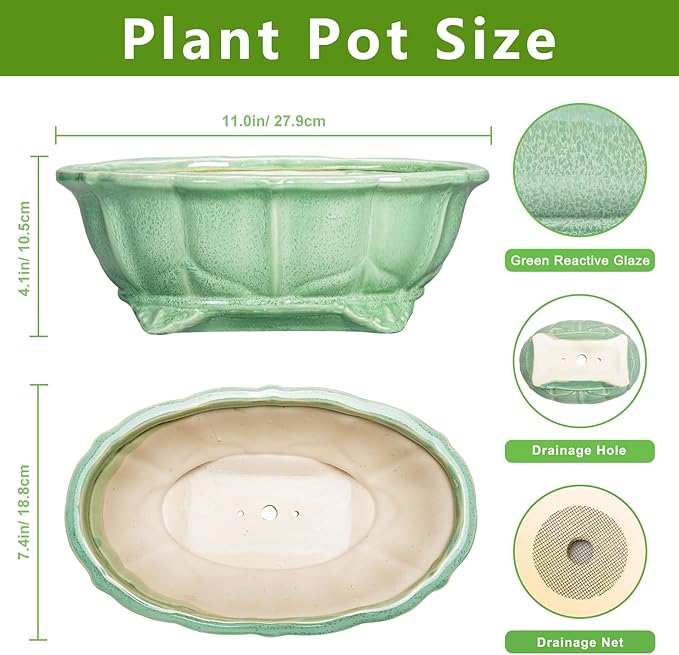 Bonsai Pots 11 Inch - Image 2