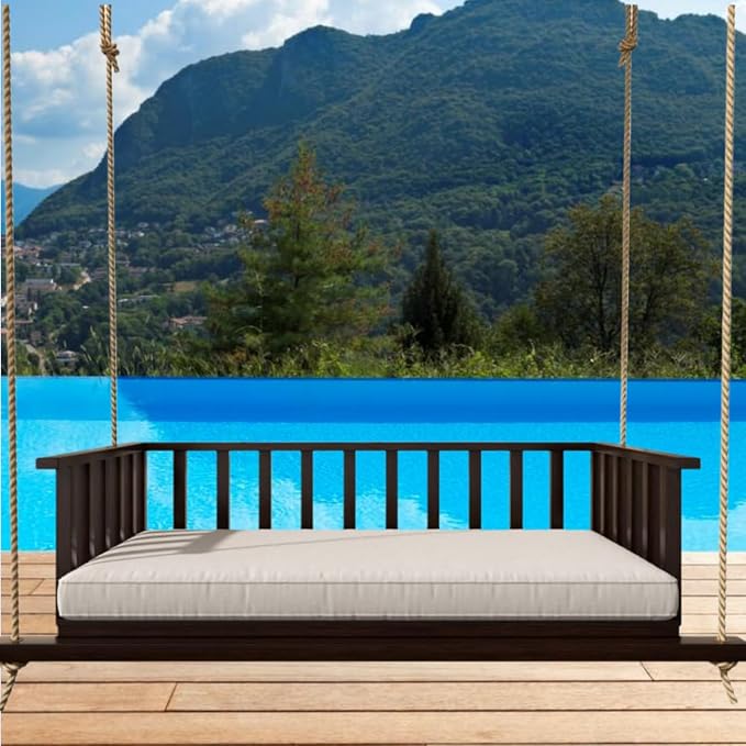 Patio Twin Daybed Bottom Covers, SunBed Mattress Bolster Slipcover, - Image 6