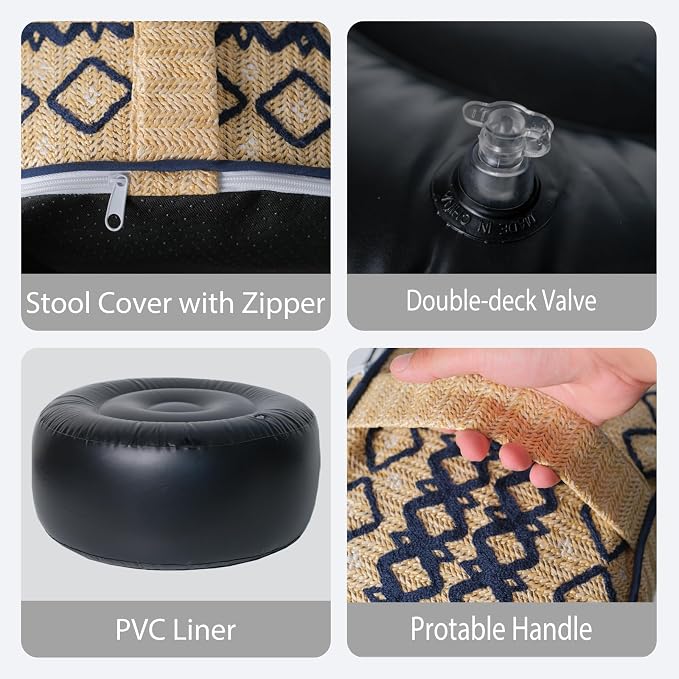Outdoor Inflatable Ottoman - Image 4
