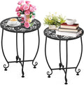 2 Pack 14Inch Outdoor Side Tables by DARCKLE