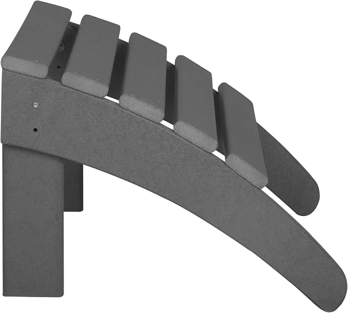 WO Home Furniture Adirondack Ottoman Outdoor Patio Footrest 13.5" Inch Folding - Image 7