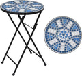 VCUTEKA Mosaic Outdoor Side Table, Patio Side Tables by VCUTEKA