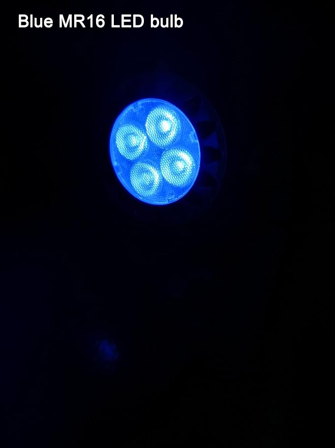 ALIDE MR16 GU5.3 Blue Led Bulbs 5W, 20W 35W 50W Halogen Equiv, Low Voltage 12V - Image 4
