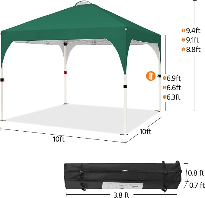 Yaheetech 10x10 Pop Up Canopy Tent - Image 3
