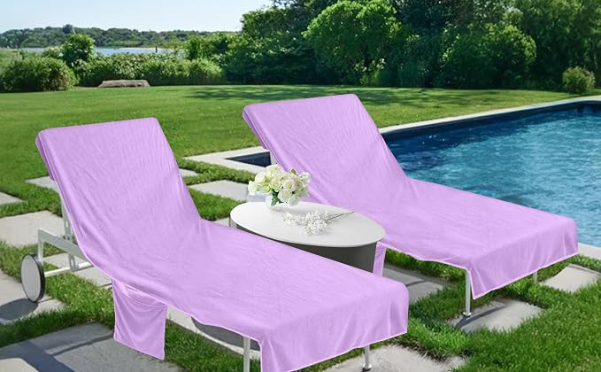 Super Soft & Thick Lounge Chair Towel Cover, Beach Chair Cover - Image 7