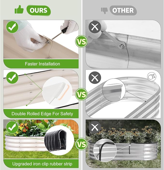 Galvanized Raised Garden Bed - Image 4