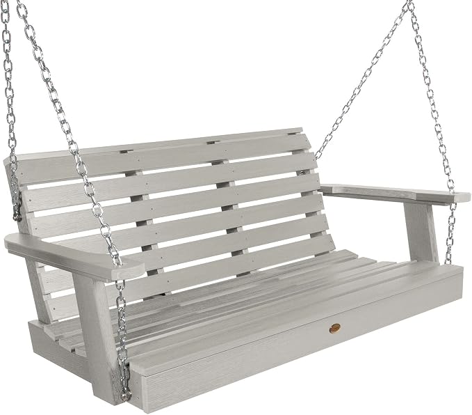 Highwood Weatherly Porch Swing, 4 Feet, Harbor Gray by highwood