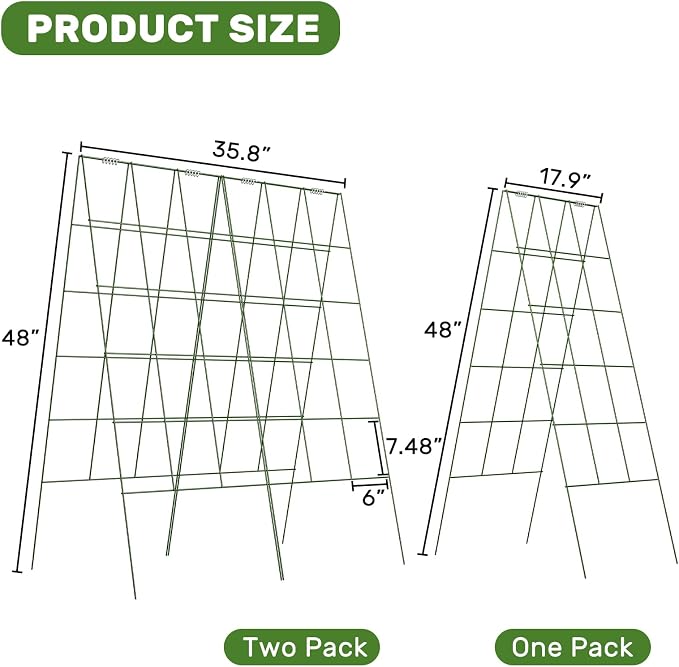 DOEWORKS Cucumber Trellis, 2 Pack, Plant Support - Image 2