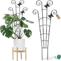 COOMIN 30'' Monstera Plant Support Outdoor, Metal Expandable Plant Supports by COOMIN