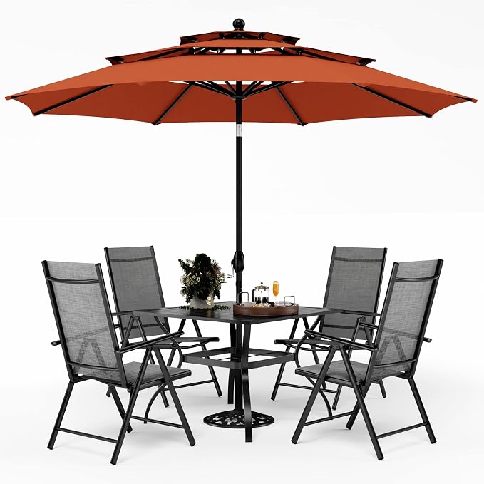 PHI VILLA Outdoor Dining Set by PHIVILLAThepioneerofcomfortablehouseholdsupplies