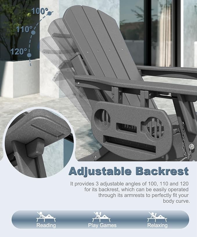 Adjustable Adirondack Chair - Image 5