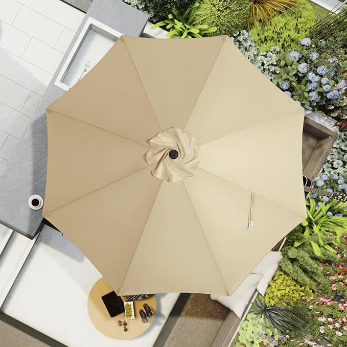 MASTERCANOPY Patio Umbrella 10 ft Replacement Canopy - Image 6