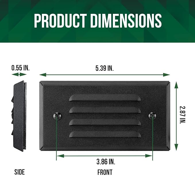 GKOLED 12V 3W Surface Mount Low Voltage LED Step Light Fixture - Image 4