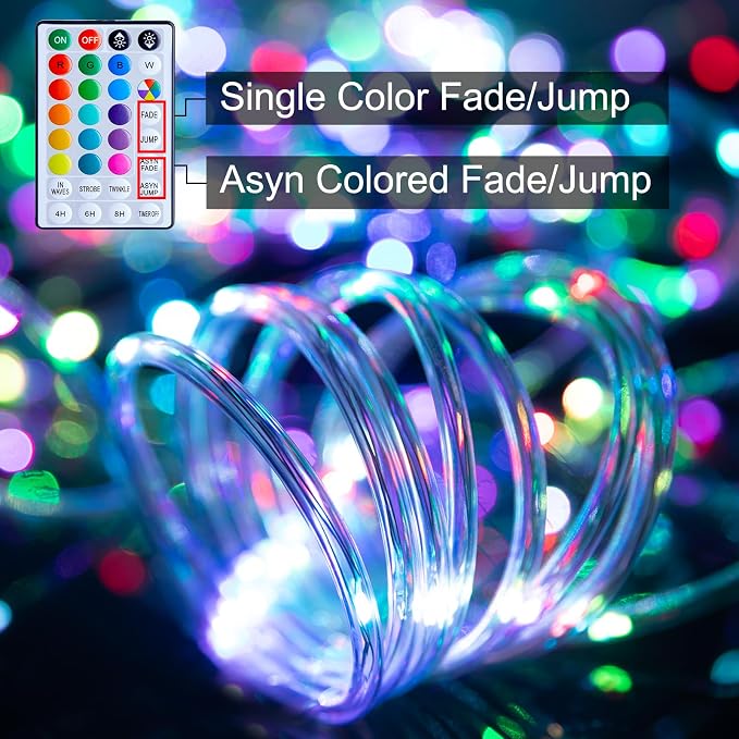 Minetom Rope Lights Color Changing, 16 Colors 108 FT 330 LED String Lights - Image 3