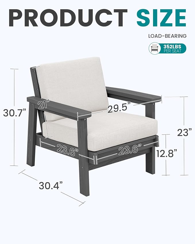 SERWALL Patio Furniture Set - Image 5