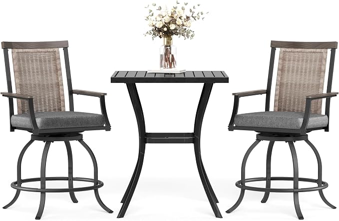 MFSTUDIO 3-Piece Outdoor Bar Set by MFSTUDIO