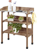 Yaheetech Outdoor Garden Potting Bench Table, Wooden Horticulture Planting by Yaheetech